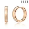 14K Side Point One-Touch Earrings (Gold Pin) ELGPEE297N