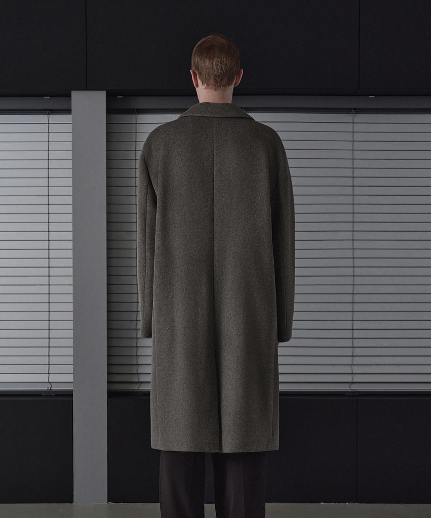 Musinsa Standard Cashmere Blend Oversized Single Coat [Taupe]