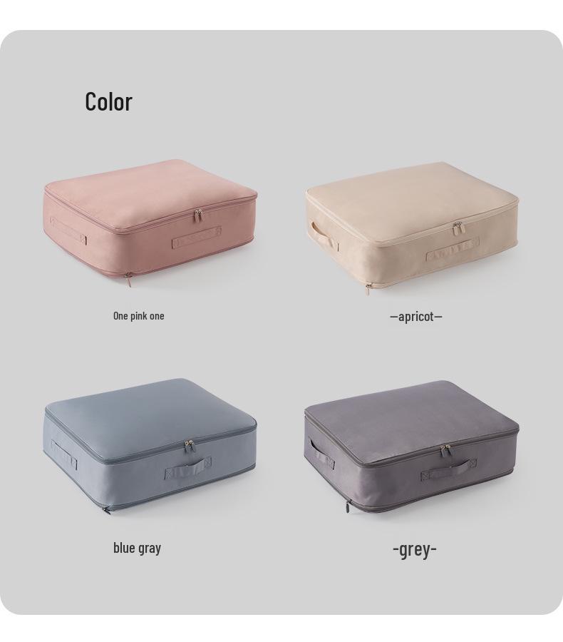 Large Capacity Compressible Storage Bag for Quilts and Jackets