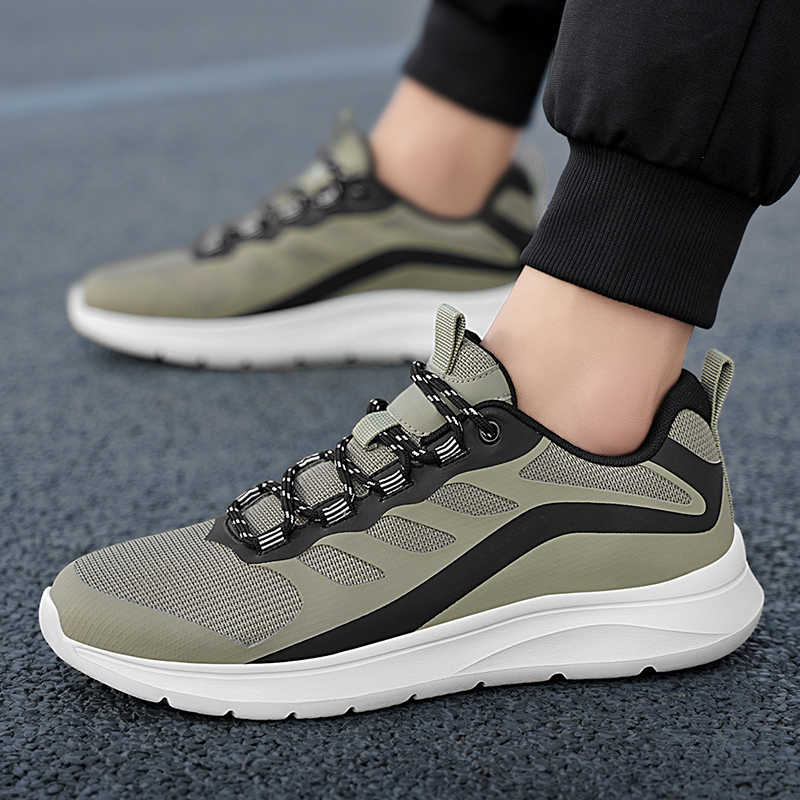 Fashion Thick Bottom With Ties High Quality Sneakers For Men Woven Outdoor Shoes For Man White Sports Shouse Special Use Tenus