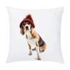 45X45Cm Dog Peach Skin Hug Pillowcase Custom Bedroom Car Sofa Cushion Pillowcase Cushion Cover