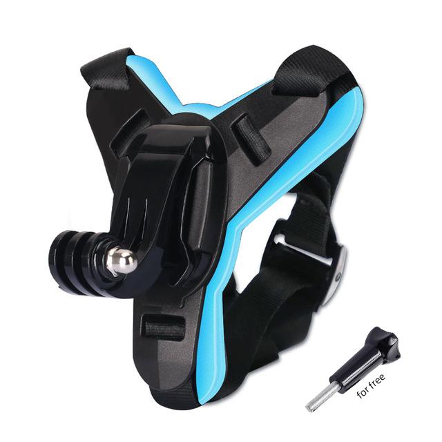 1pc Base Bracket Holder For Gopro Hero 10 9 8 6 5 Full Face Helmet Chin Mount Motorcycle Action Camera Accessories