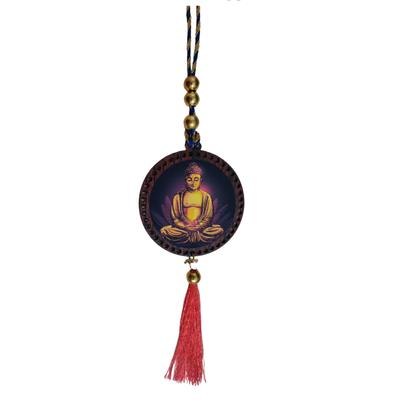 @ Indian Traditional Wooden Gautam Buddha For Car Hanging UKR818_60%OFF