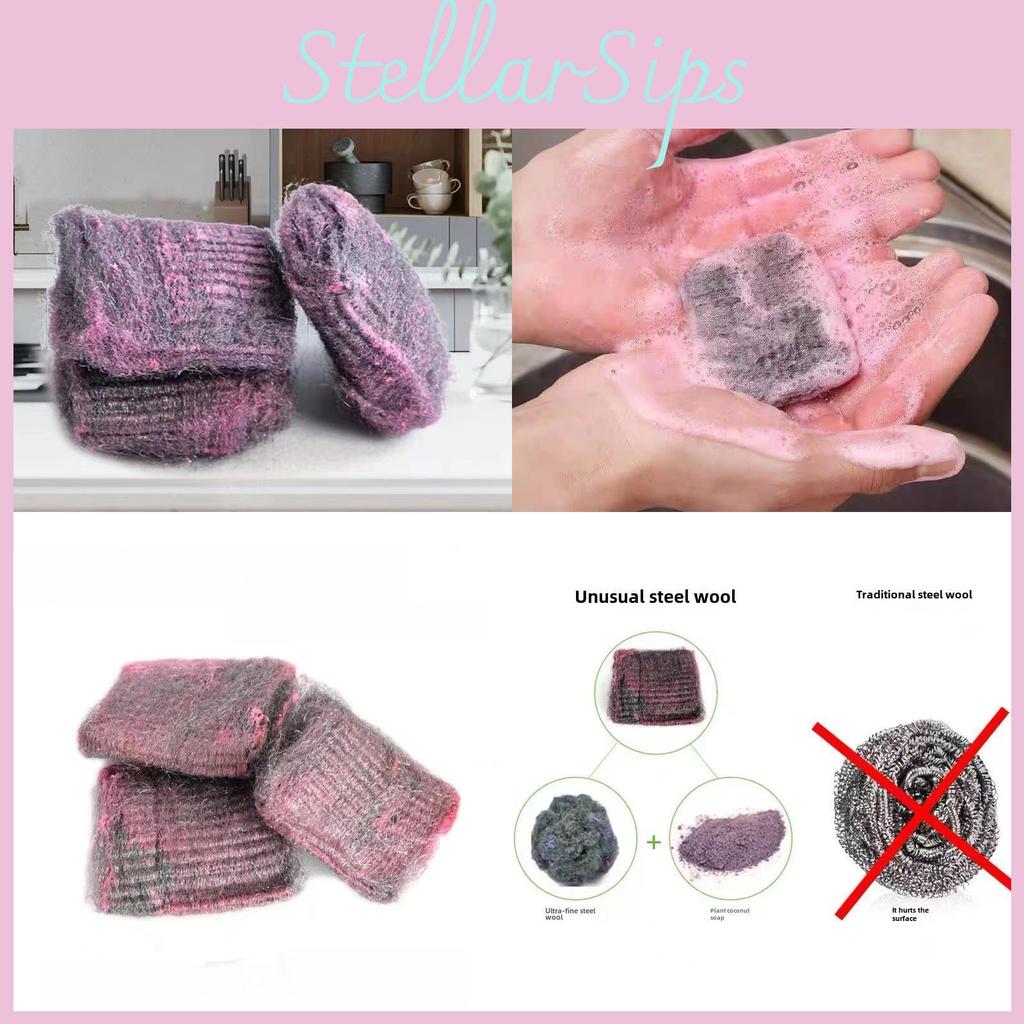 Wire Steel Ball Soap Brush Kitchen Cleaning Ball Degreasing Brush Dishwashing