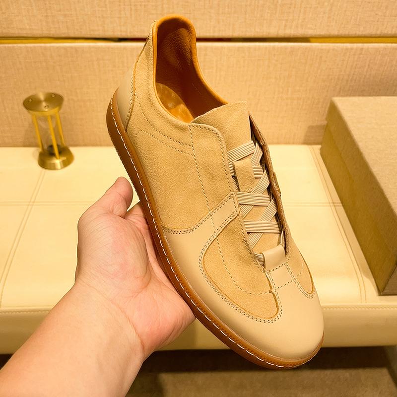 Fashion Genuine Leather Casual Shoes Men's Lace Up Oxford Shoes Outdoor Jogging Shoes Leisure Walk Man Tenis Masculino Simple Sneakers