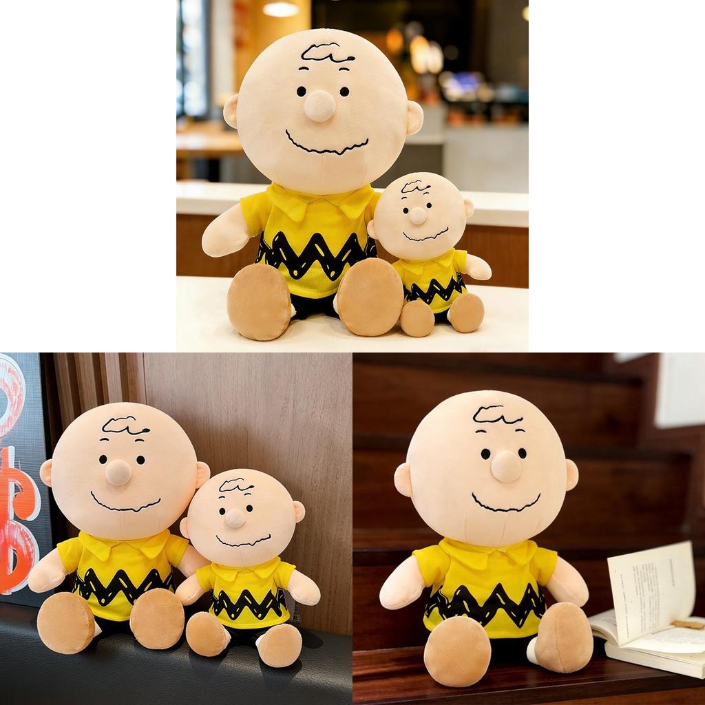 Peanuts Charlie Brown Zeichentrick Plüschtier mit PP-Baumwollfüllung für Sammler und Kinder