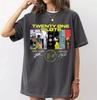 Vintage Twenty One Rock Music Singer Pilots T Shirt Unisex Tee