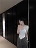Pure Desire Spicy Girl One-Shoulder Irregular Sleeveless Tank Top - Summer Slimming Inner Wear for Women
