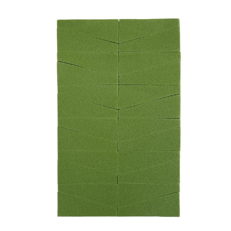 24-Cut Triangle Sponge Puff for Dry & Wet Use, Skin-Friendly, Super Soft, Non-Absorbing Makeup Beauty Tool