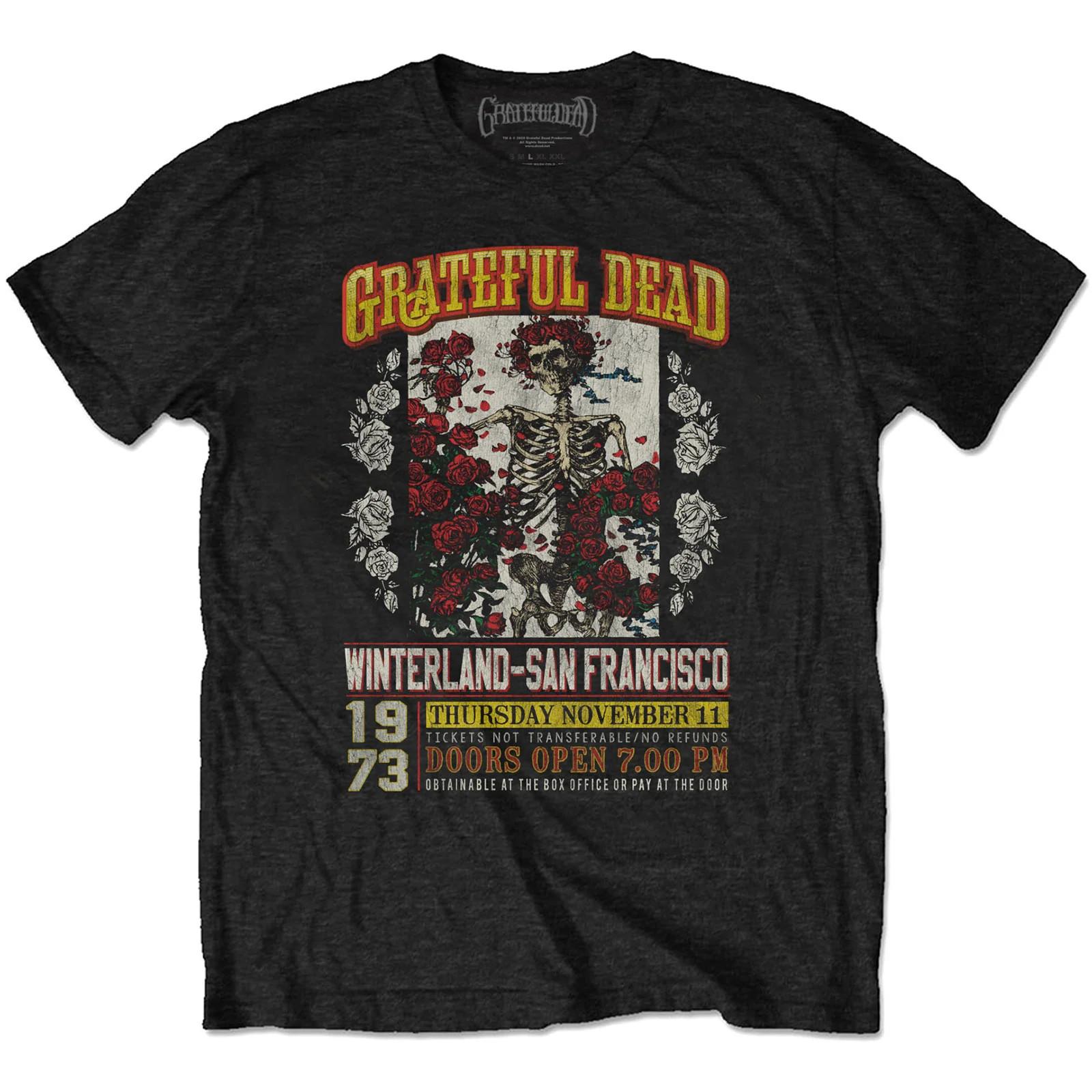 Футболка Grateful Dead: Сан-Франциско ОФИЦИАЛЬНЫЙ НОВЫЙ XXXXL