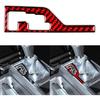 NVCNX Real Premium Carbon Fiber Compatible with Toyota Tacoma 2018      Accessories Car Bed Light Switch Button Panel Cover Interior Trim Red