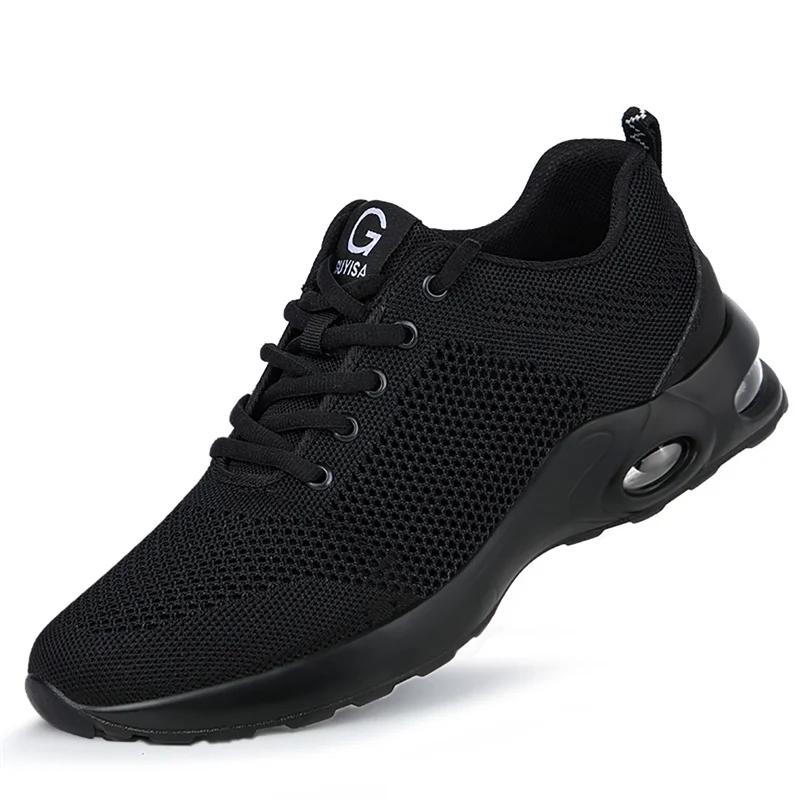 35-50 Air Cushion Working Shoes For Men Anti-Smashing Steel Toe Puncture Proof Construction Safety Shoes Sneakers Male Footwear