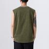 Summer Retro Cotton Vest Men's New American Sleeveless T-shirt Casual Shirt