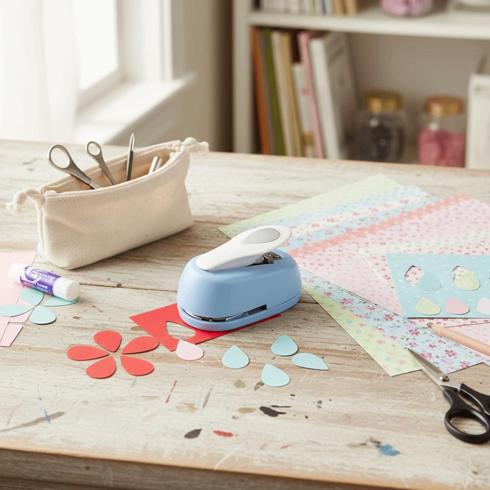 Double Star Punch Machine Hand Account DIY Stamper Decorative Embossing Stamper Gift Wrapping