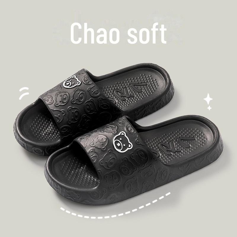 Chaussons d'été antidérapants à semelles épaisses pour femme, pour l'extérieur et l'intérieur