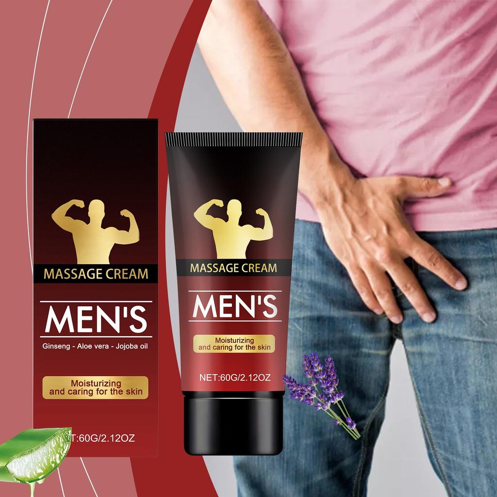 Men's Private Massage Care Cream Promotes Local Microcirculation, Revitalizes Skin Vitality, And Reduces Tightness.