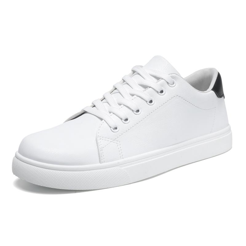 Zapatos Casuales para Hombre Blancos Zapatos de Tendencia de Estilo Otoño Nueva Moda Zapatillas Casuales para Hombre Antideslizantes Ligeros Cómodos Zapatos Planos