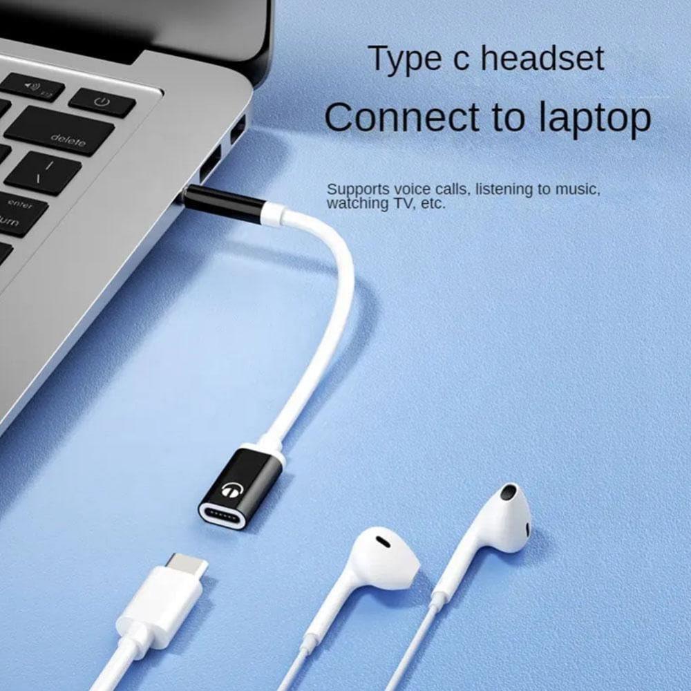 2Pcs Headphone Jack Adapter, 3.5mm Male to TypeC Female Audio Cable Cord, USB C to Aux Audio, Compatible with MP3 Players, Laptops, Smartphone (Silver