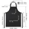 Professional Hair Stylist Hairdressing Aprons Waterproof Hair Salon Uniforms  Restaurant