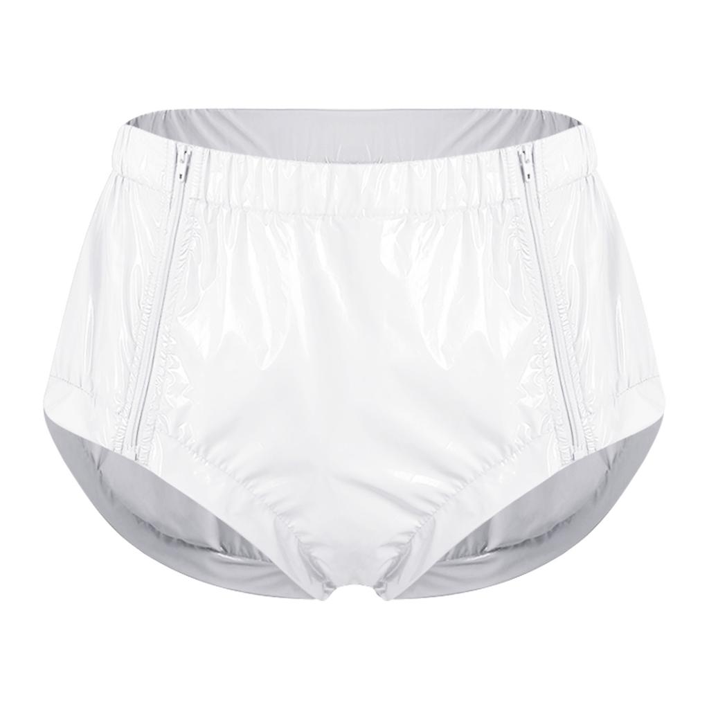 Unisex nepropustné kalhotky na pleny, oboustranný zip, voděodolné, opakovaně použitelné, pro seniory