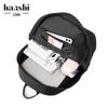 High-End Casual Waterproof Nylon Backpack: Fashionable, Lightweight Travel Bag for Men & Women, with Shoulder Straps & Laptop Compartment.