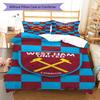 WHUFC Logo  Bedding Quilt Set Quilt Cover Pillowcase Home Decoration Birthday Gift (1 * Duvet Cover + 2 * Pillowcase, Without Core)