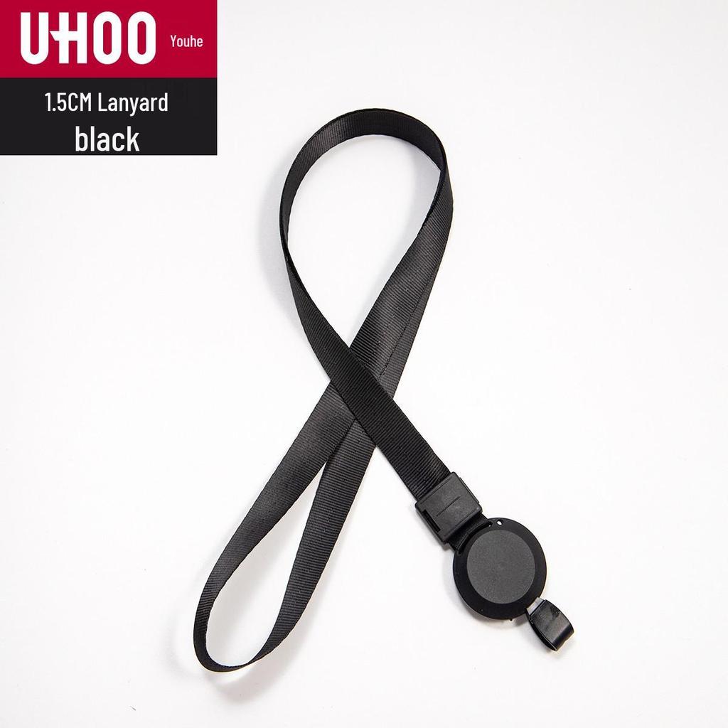 Youhe Retractable Badge Holder Lanyard with Safety Buckle and Customizable ID Card Holder