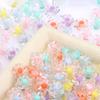 Home Party Supplies Handmade High Quality Beads Accessories Popular Sunflowers DIY Acrylic Hole:3.0mm Loose 12mm For Jewelry Making Transparent
