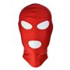 Slave Bdsm Bondage Head Mask PU Leather Hood SM Role Playing Game Erotic Party Mask Fetish Open Mouth and Eye Gimp Adult Sex Toy