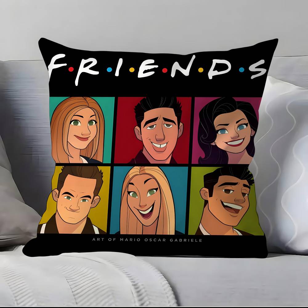 

Классическая наволочка для подушки из сериала «Друзья» Мягкая, приятная к коже и удобная, со скрытой молнией 12x12Inch