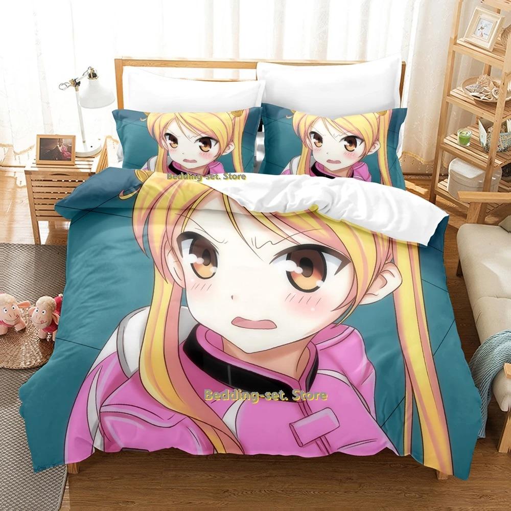Bakuon!! Bedding Set Single Twin Full Queen King Size Bed Set Adult Kid Bedroom Duvetcover Sets Print Anime Bed Sheet Set