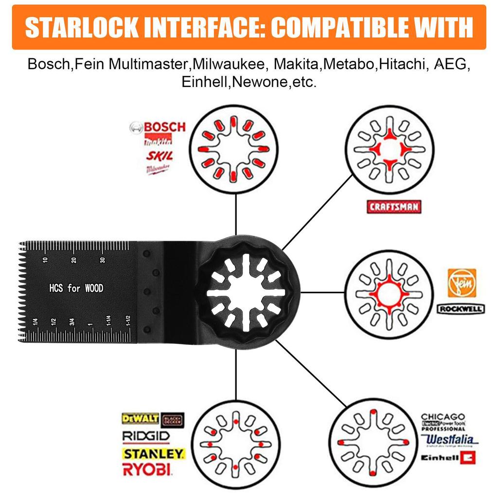 Starlock Universal-Sägeblatt für GOP30-28, DTM52, Festool und Bosch.