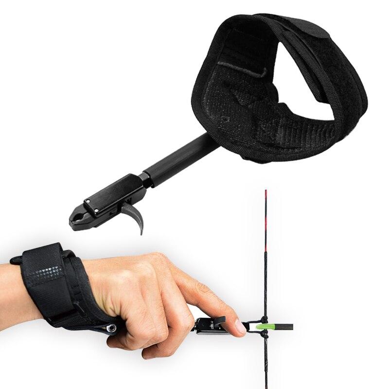Buy Archery Caliper Release Aid Black Color Compound Bow Strap Shooting ...