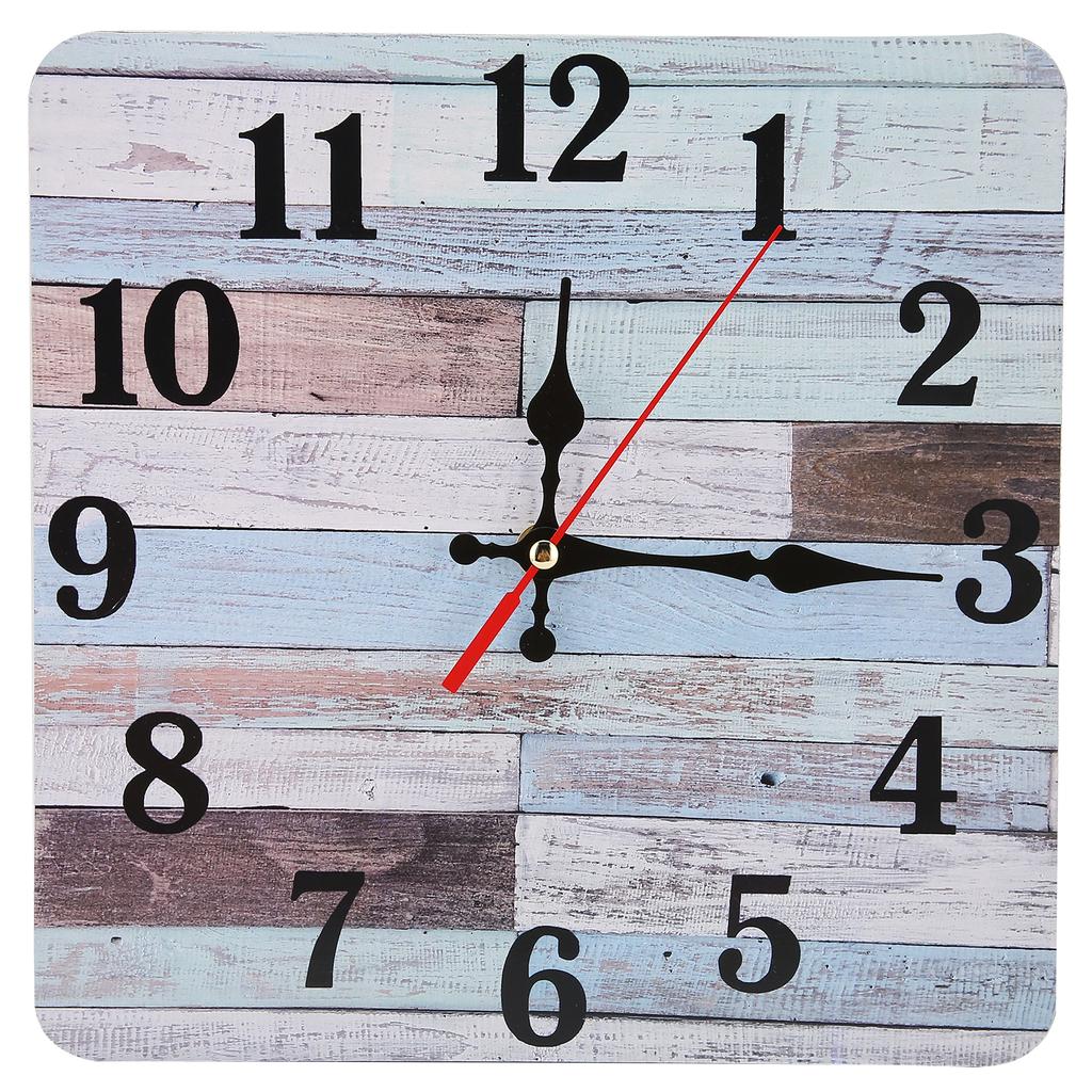 Ceas de Perete Stil Industrial Mișcare Silențioasă cu Cuarț Panou de Densitate Afișaj cu Cifre Arabe Mari Perete