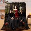 1PC Vampire Movies Flannel Blanket Gift, Suitable for Both Men And Women, Soft Ideal for Beds And Sofa, Birthday Or Christmas Gift
