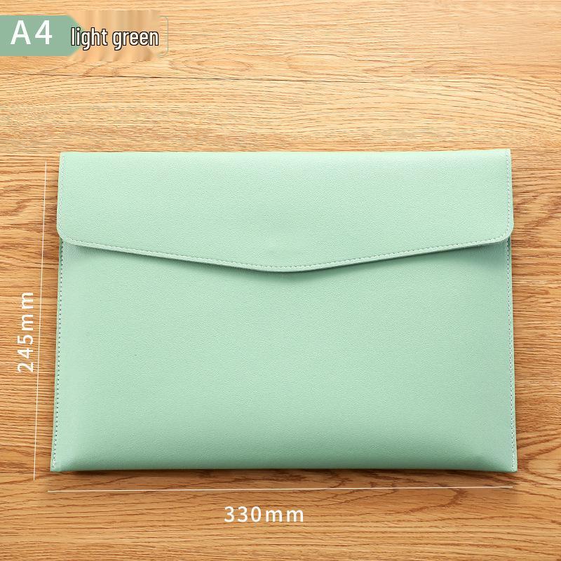 Double-Layer Magnetic Buckle Briefcase - Large Capacity, Multifunctional Office File Bag