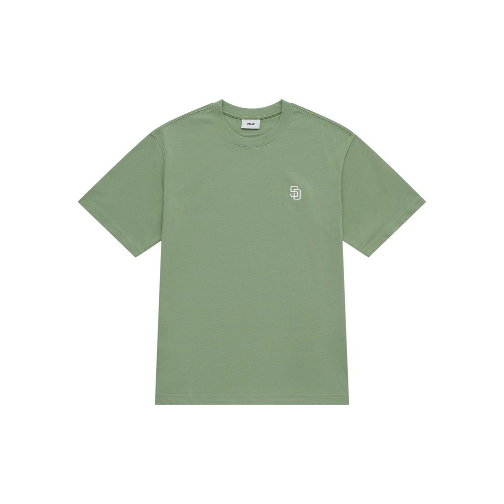 New MLB Basic Collection San Diego Padres SS25 T Shirt Unisex Green 3ATSB0253-13KAM