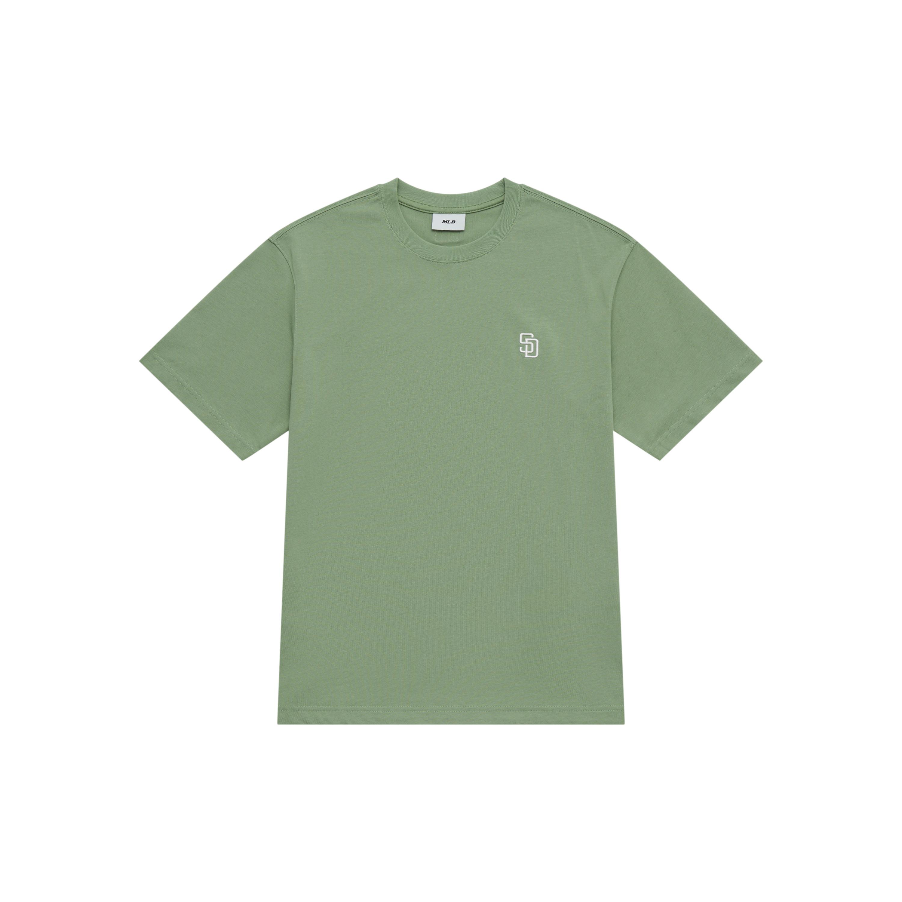 

New MLB Basic Collection San Diego Padres SS25 T Shirt Unisex Green 3ATSB0253-13KAM L