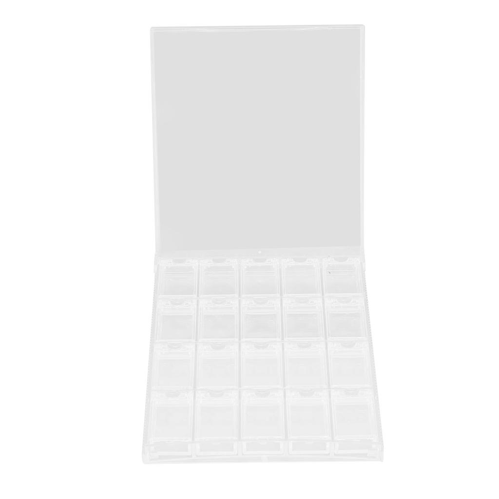Buy 20 Grids Nail Storage Box Detachable Transparent Multifunctional