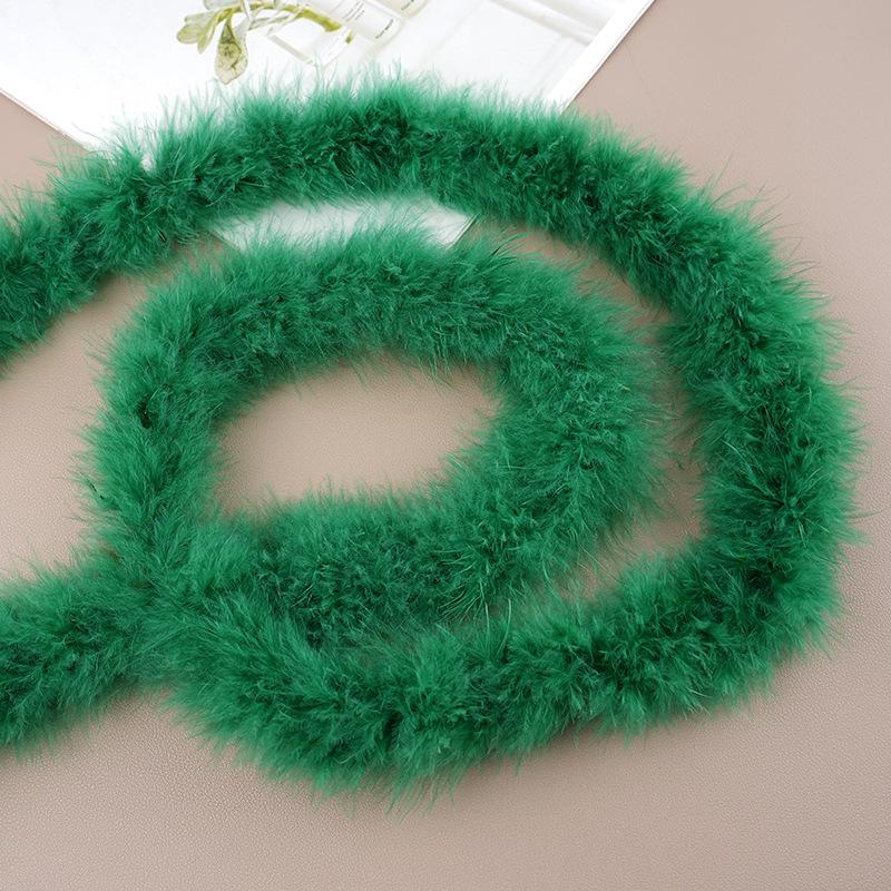 Colorful Turkey Feather Strips for DIY Crafts and Christmas Decorations