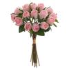 Bouquet With Rose Silk Fabric For Wedding Decor And Celebrations Outdoor