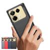 Luxury Business Shockproof TPU Phone Cover for Infinix Note 40 Pro Plus 4G 5G Brushed Texture Anti-fall Armor Protect Soft Case