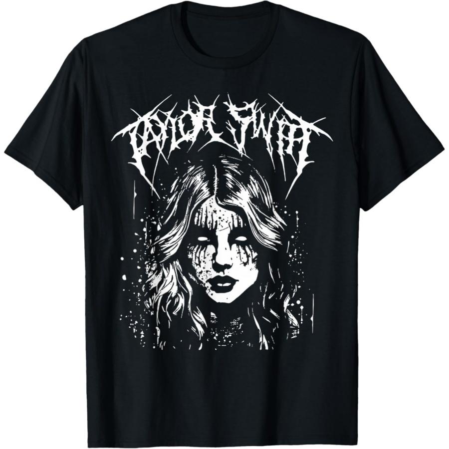 WKqvqWkTo Футболка с принтом Heavy Metal Taylor Birthday Girl S чёрный