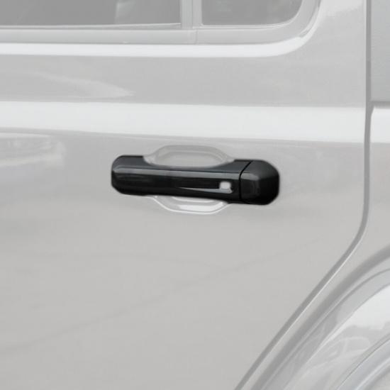 For 18-2025 Jeep Gladiator JT/Wrangler JL Black Look Side Door Handle Cover Trim