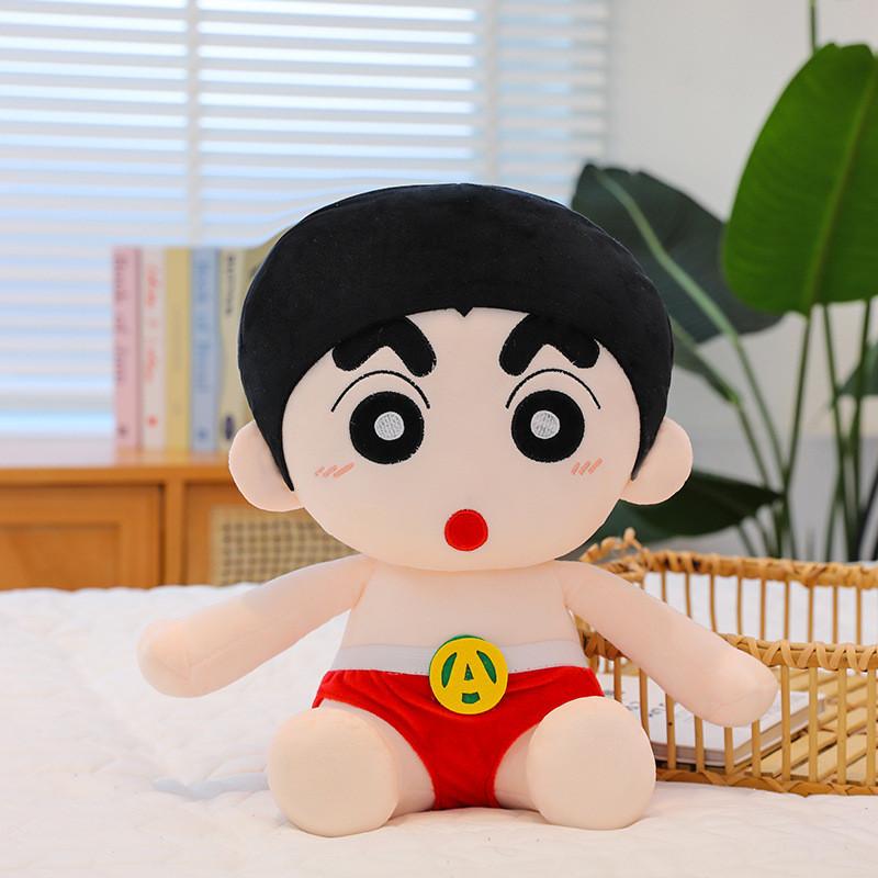 Shin Chan Crayon Cute Animal Plush Toy With Soft Short Velvet Fans Kid Gift Doll