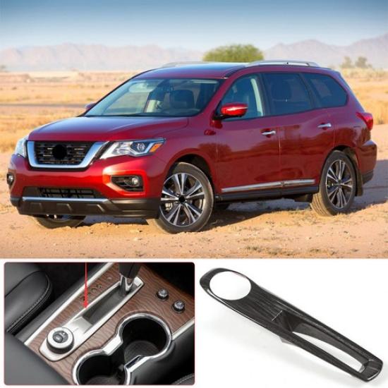 Grain Center Console Gear Shift Panel trim Cover for Nissan Pathfinder 13-18