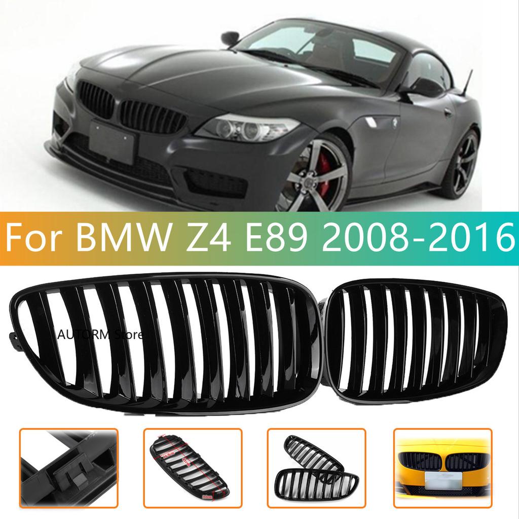2008-2016 Glanzend Zwart Enkele Lijn Motorkap Grille Voorste Nier Grille Voor BMW Z4 E89 Voorgrille Racing Grille