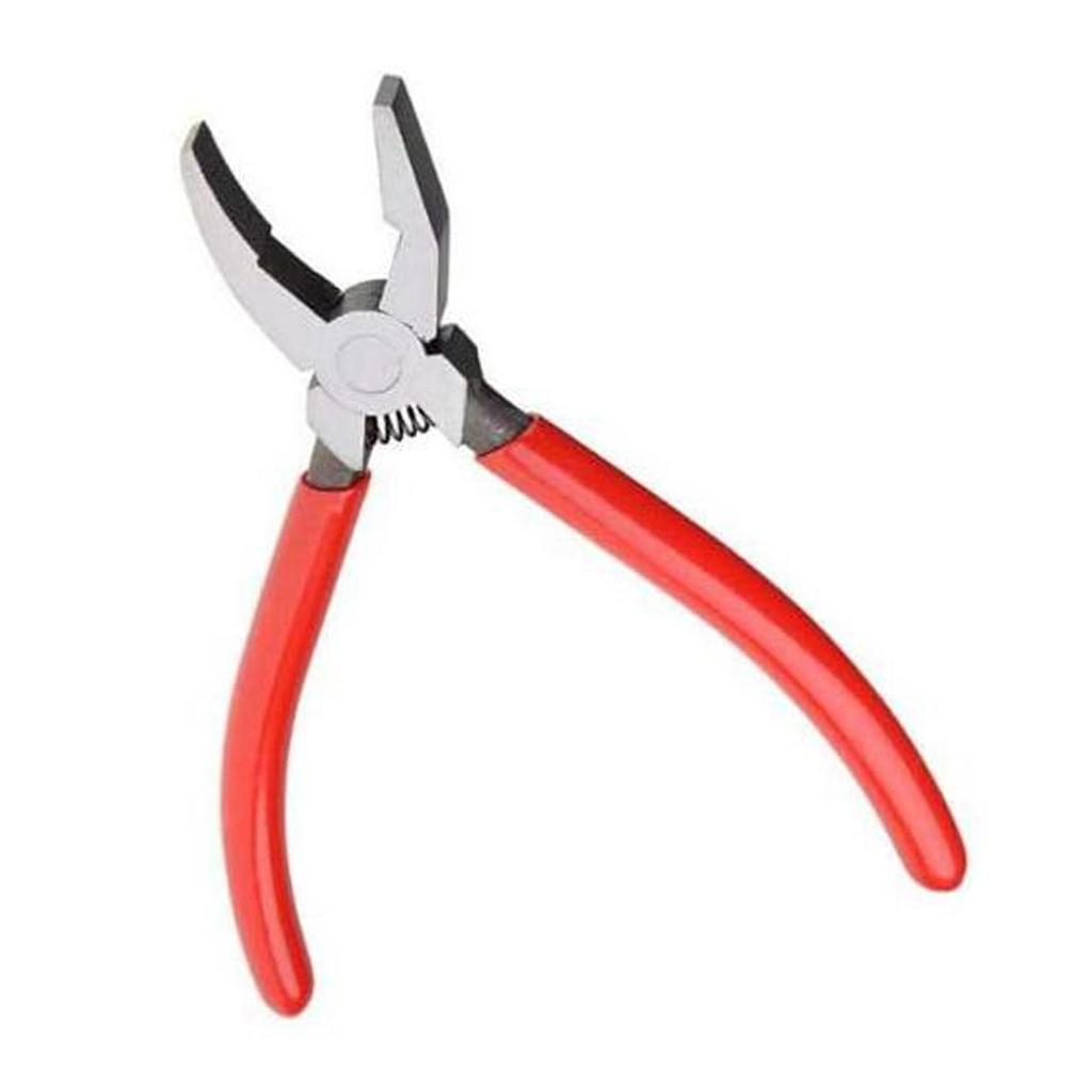 Glass Running Pliers Heavy Duty Nippers Glass Cutting Tool Key Fob Pliers Glass Breaking Pliers for Key Fob Tiles Stained Glass