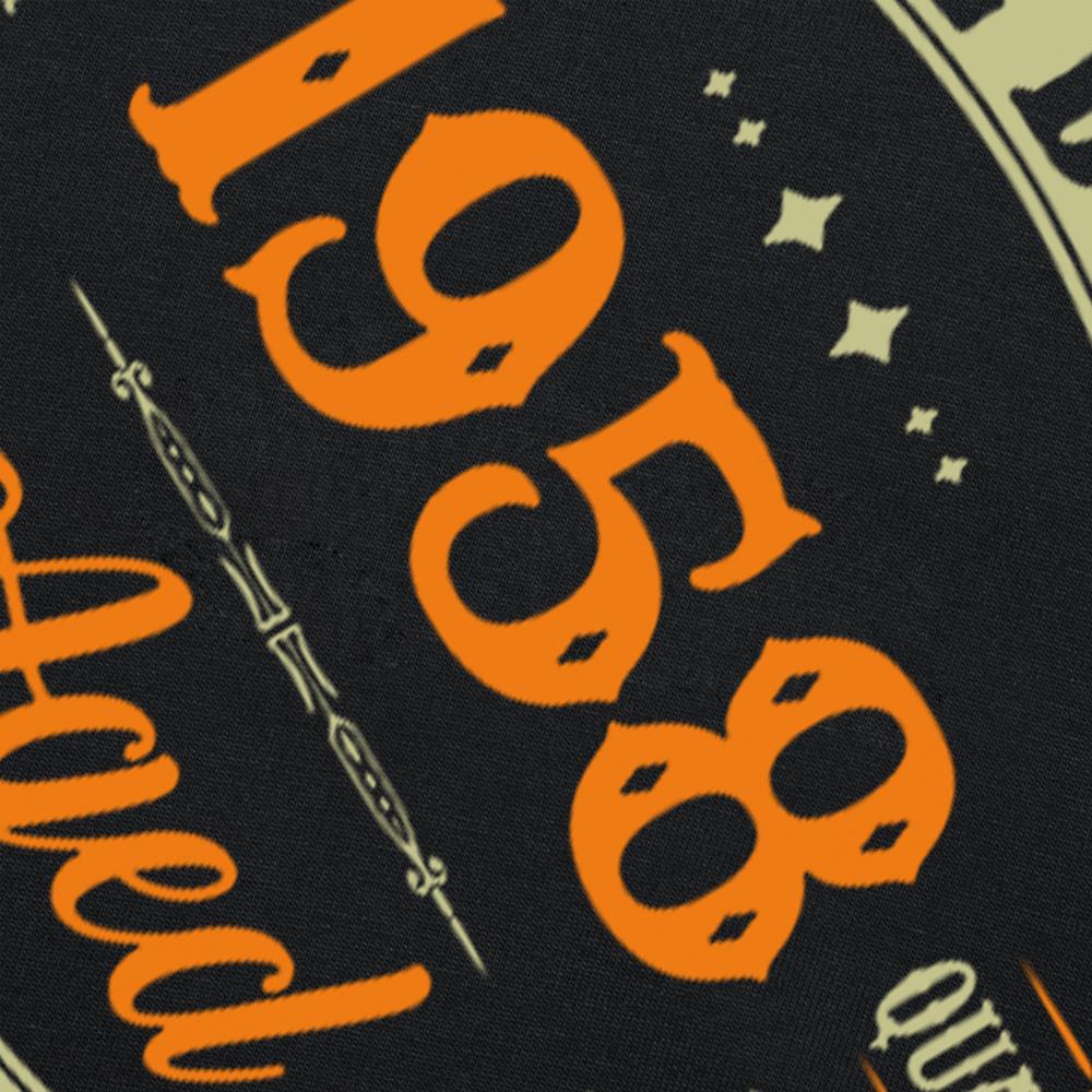 66-årsdag Vintage Legender Født i 1958 66 År Gammel T-skjorter Grafisk Bomull Streetwear Kort Erm Sommer T-skjorte Menn