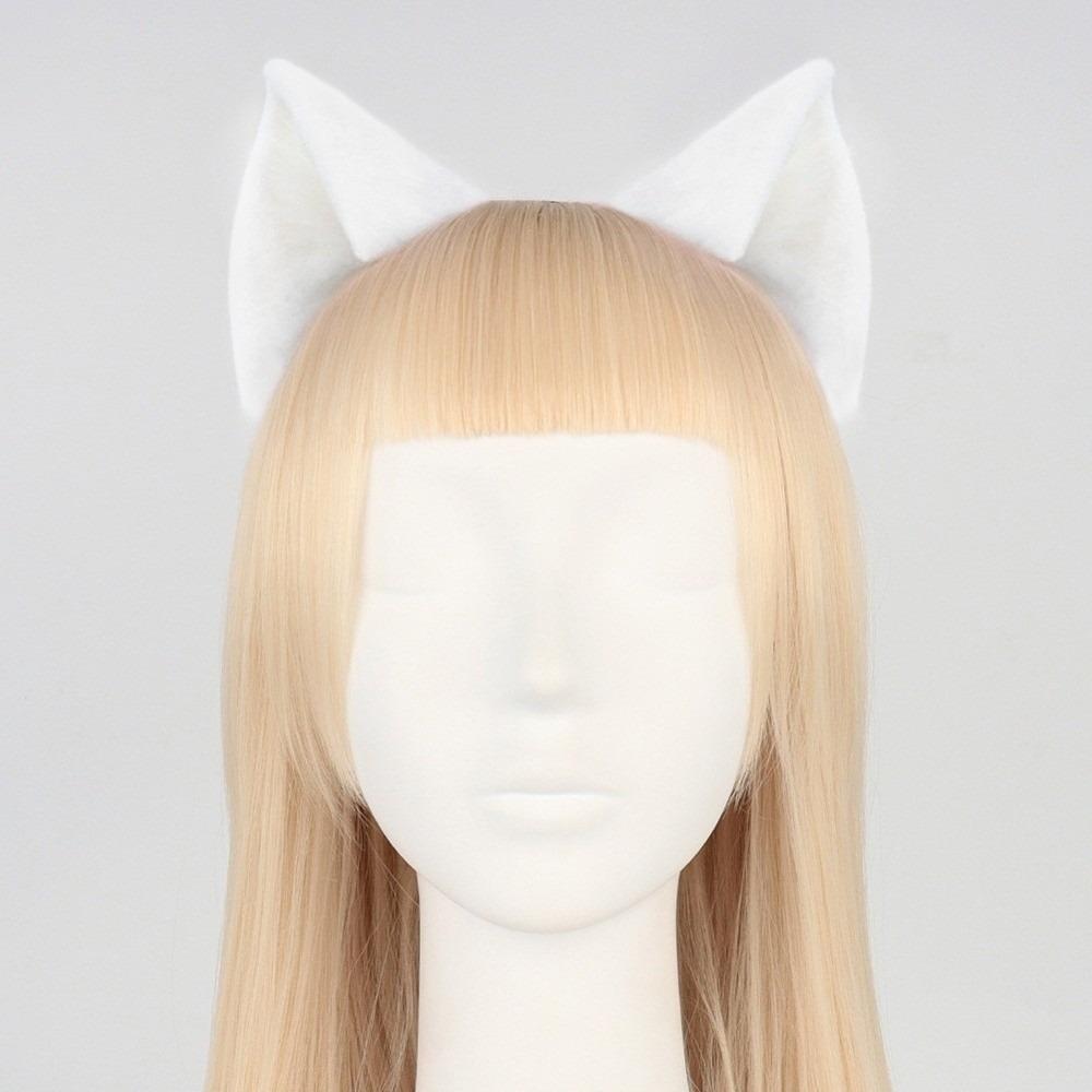Artificial Cosplay Animal Cat Ears Headband Furry Gothic Lolita Ears Headwear Reusable Lolita Gothic Headband Adults